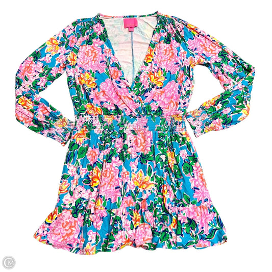 Romper Designer By Lilly Pulitzer In Blue & Orange, Size: Xl