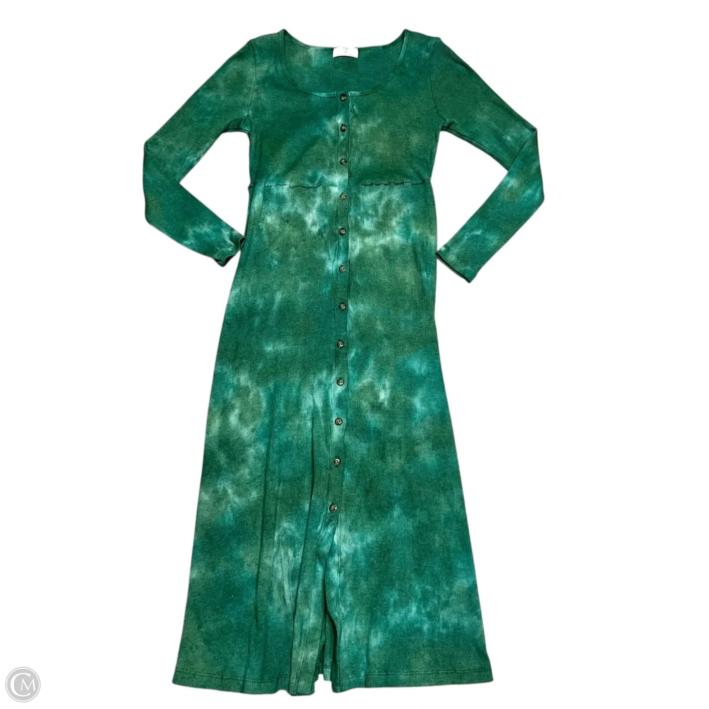 Dress Casual Maxi By T.la In Green, Size: Xs
