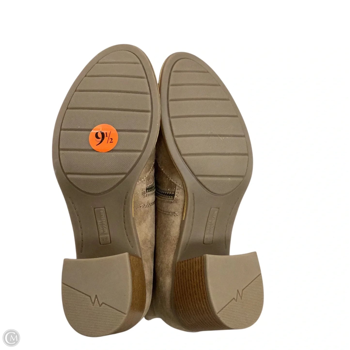 Boots Ankle Heels By White Mountain In Tan, Size: 9.5