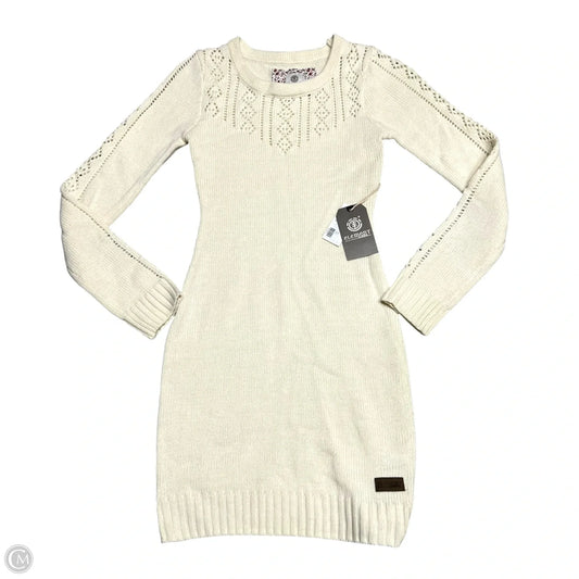 Dress Sweater By Element Eden In Cream, Size: Xs