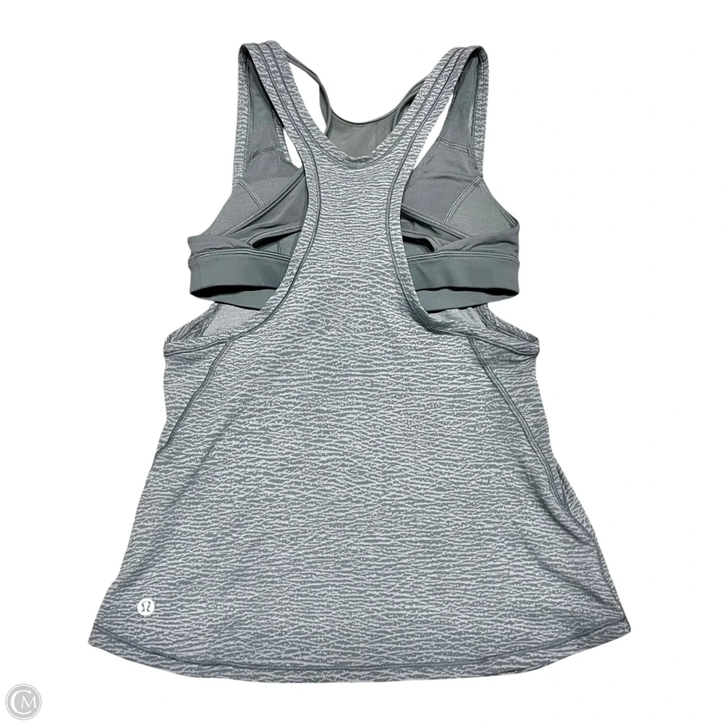 Athletic Tank Top By Lululemon In Grey, Size: S