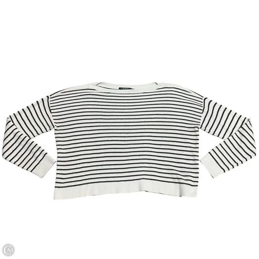 Sweater By Lauren By Ralph Lauren In Black & White, Size: Xxl