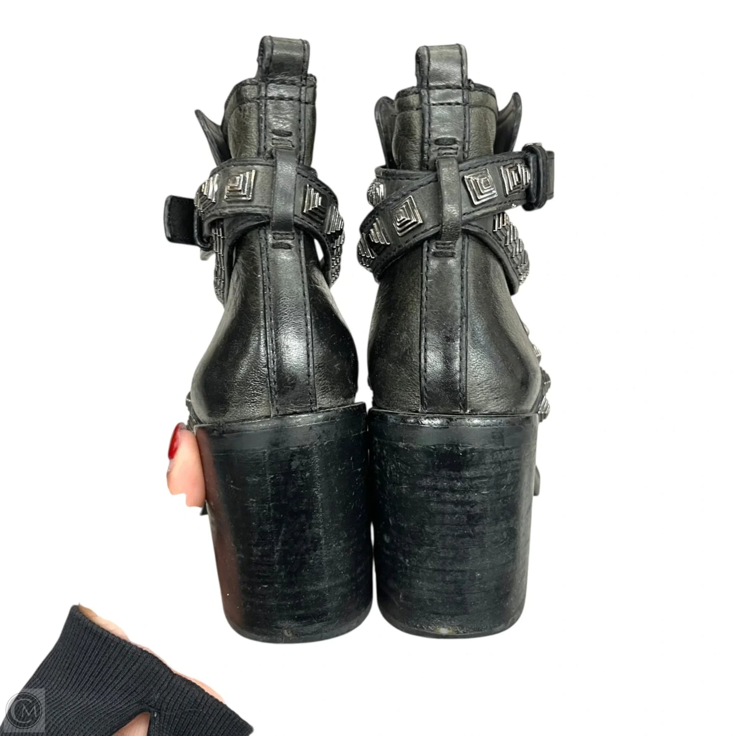 Boots Designer By Tory Burch In Grey, Size: 6