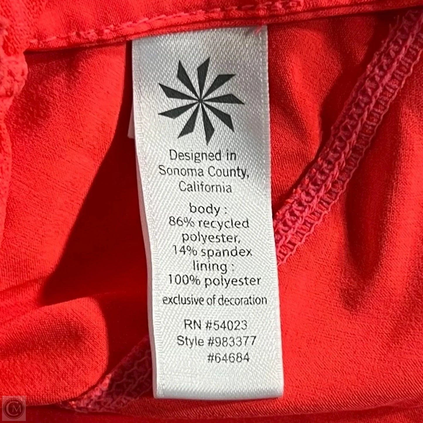 Athletic Shorts By Athleta In Orange, Size: 8