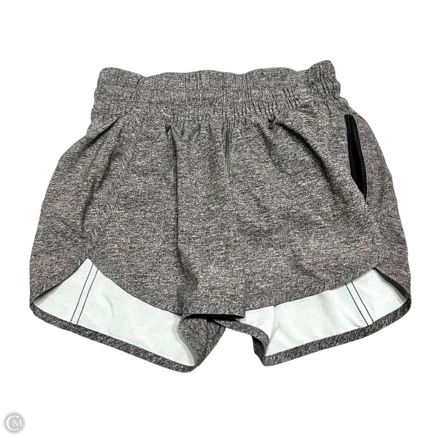 Athletic Shorts By Lululemon In Grey, Size: 4