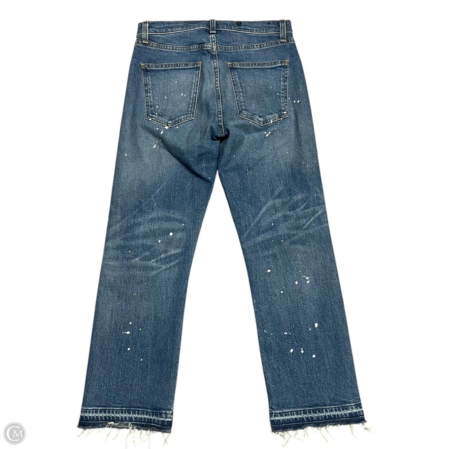Jeans Straight By Veronica Beard In Blue Denim, Size: 4