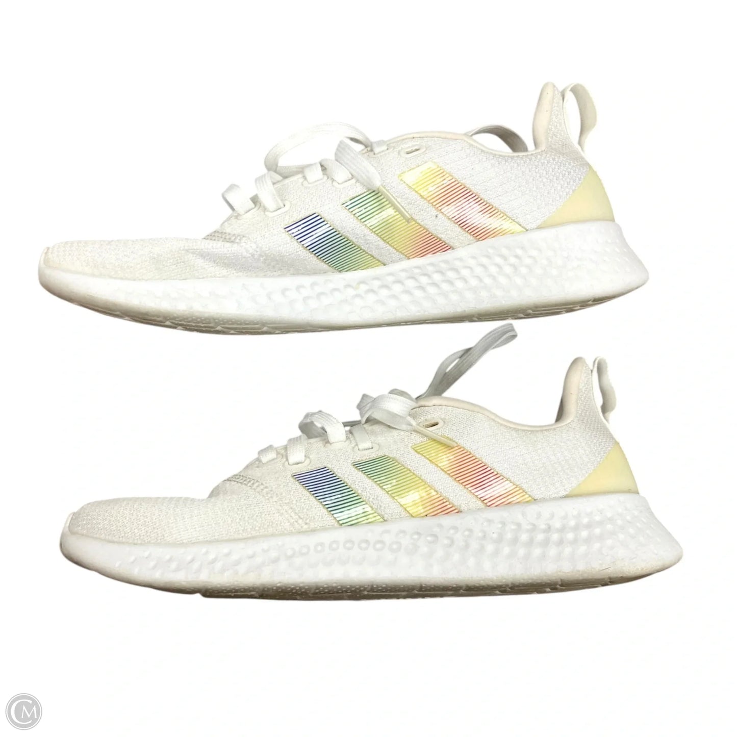 Shoes Athletic By Adidas In White, Size: 9