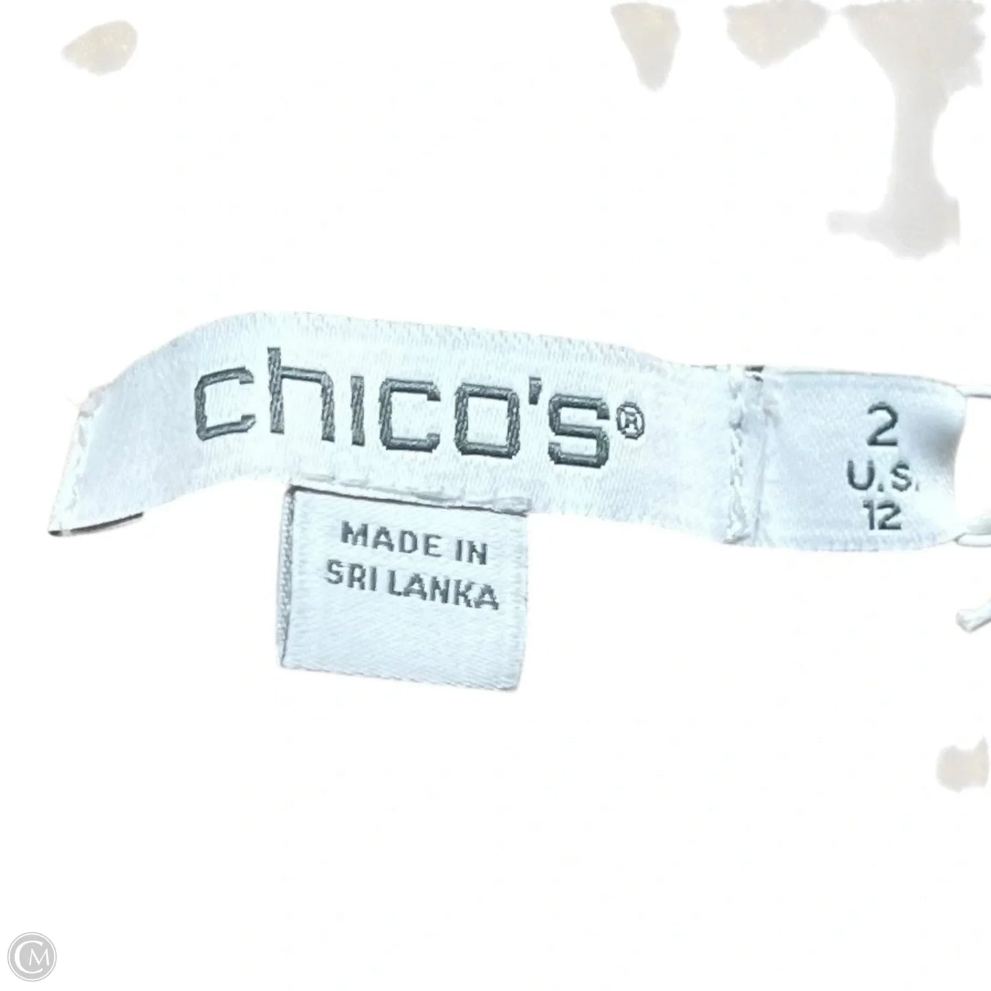 Dress Casual Maxi By Chicos In Cream & White, Size: L