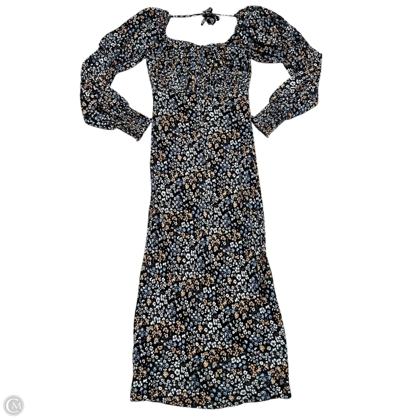 Dress Casual Maxi By Astr The Label In Blue & Orange, Size: S