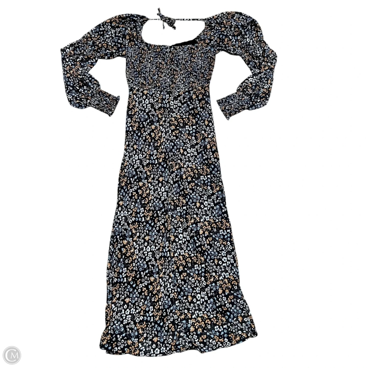 Dress Casual Maxi By Astr The Label In Blue & Orange, Size: S