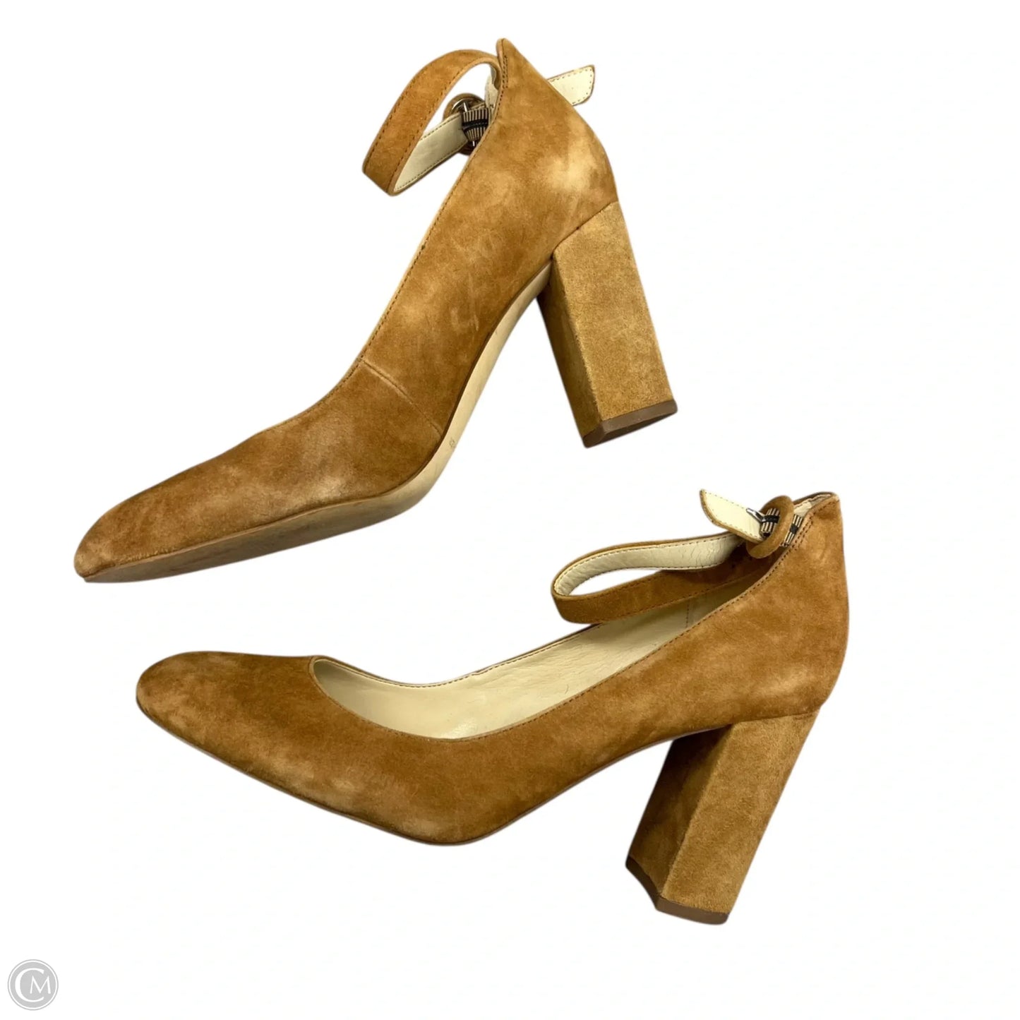 Shoes Heels Block By Marc Fisher In Tan, Size: 9.5