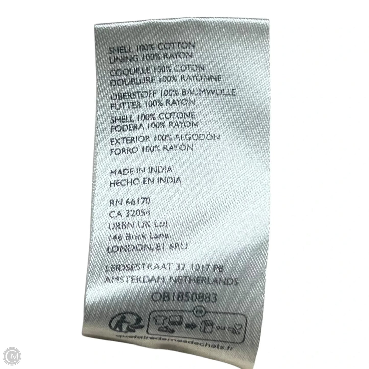 Dress Casual Maxi By Anthropologie In Black & Cream, Size: M