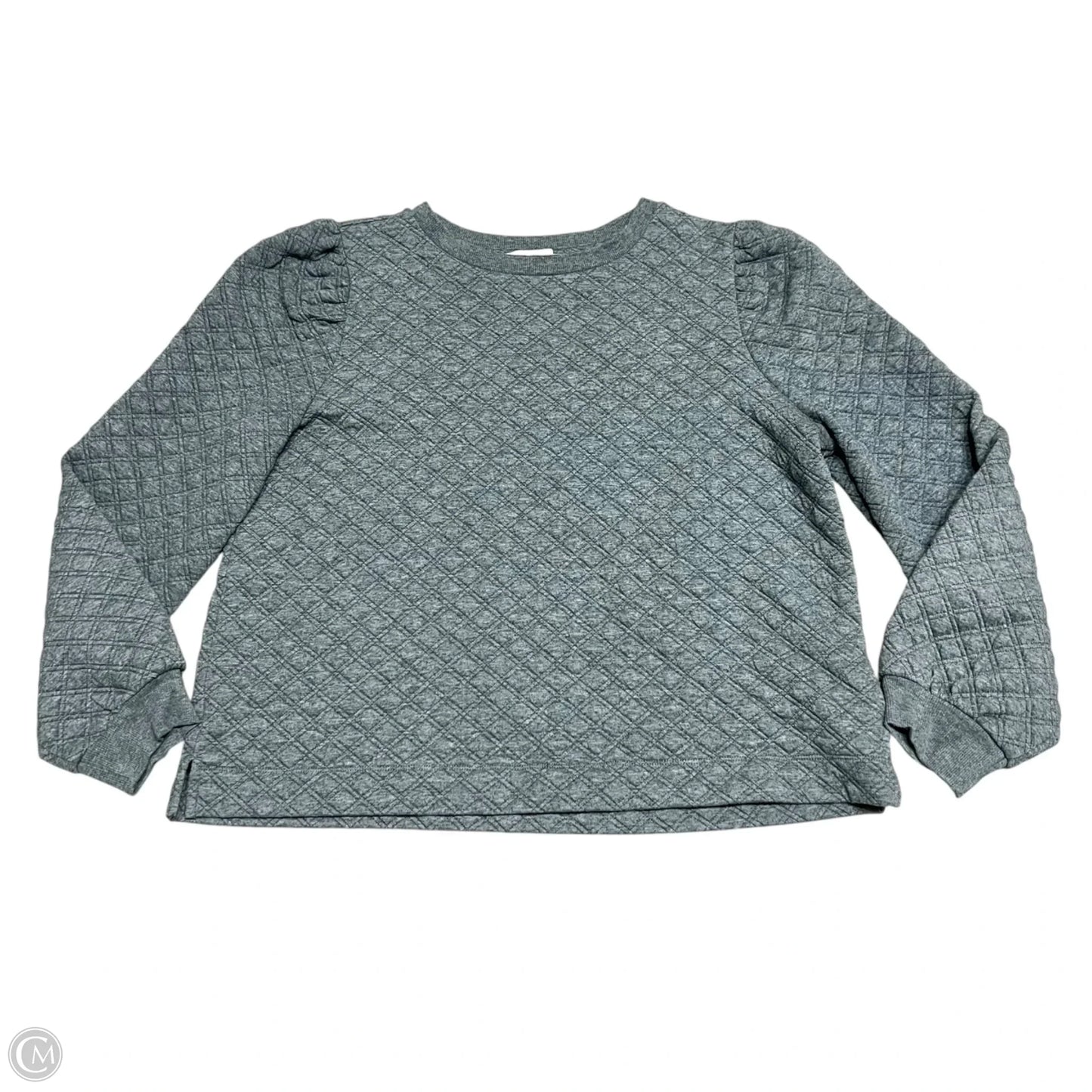 Sweatshirt Crewneck By Loft In Blue, Size: L