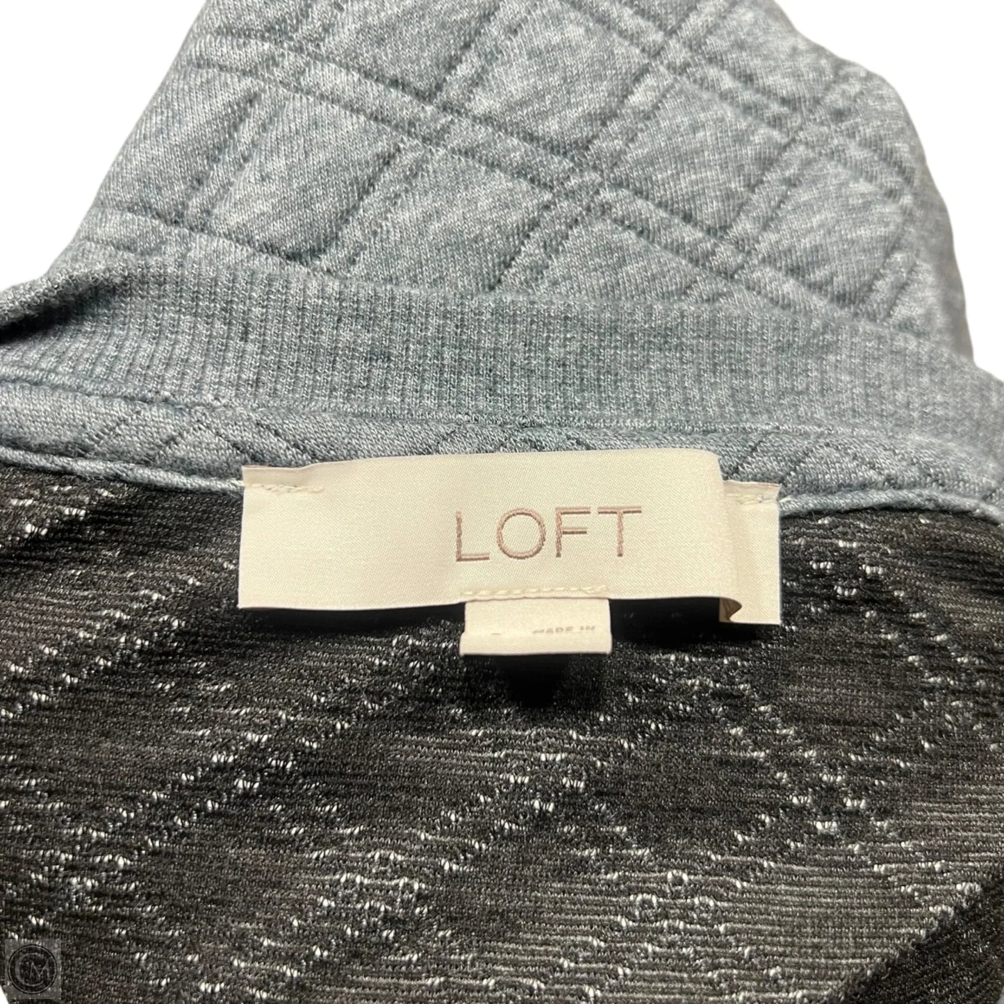 Sweatshirt Crewneck By Loft In Blue, Size: L