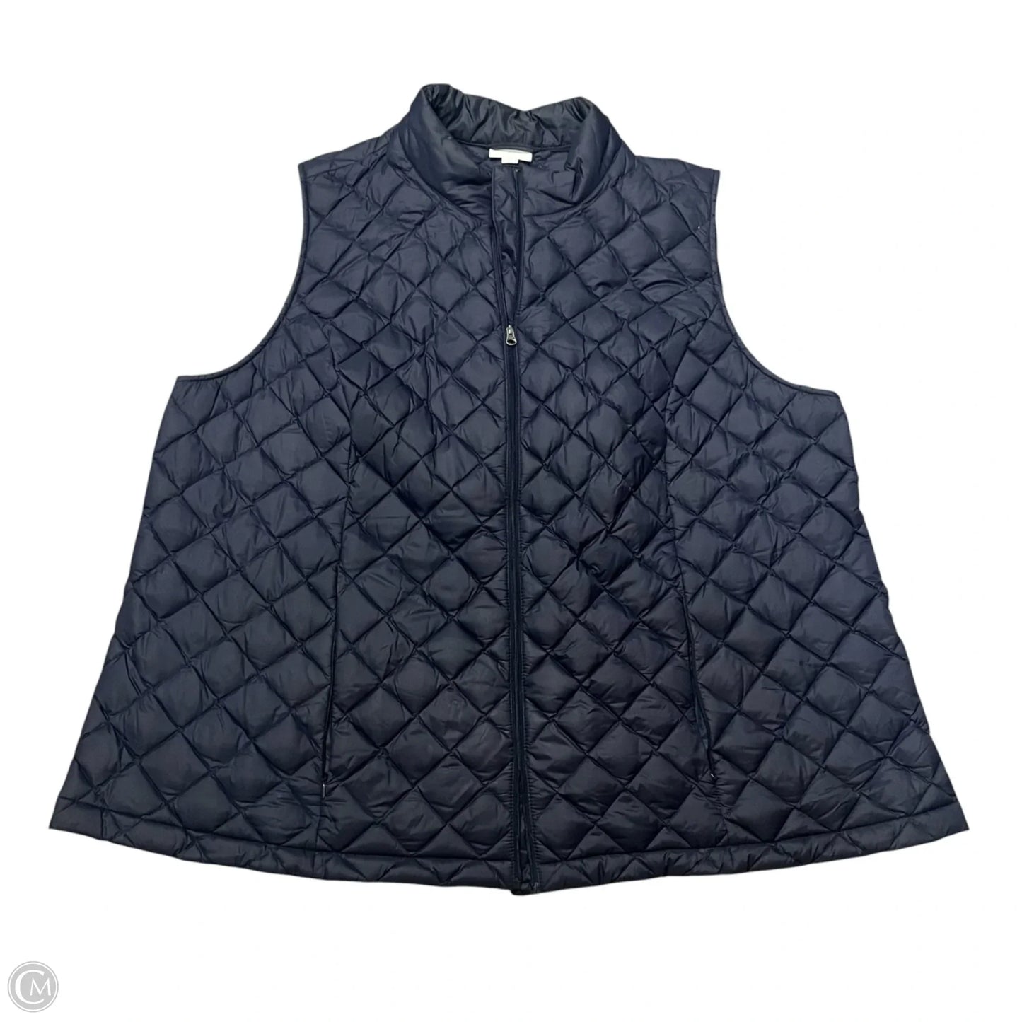 Vest Puffer & Quilted By J. Jill In Navy, Size: 3x