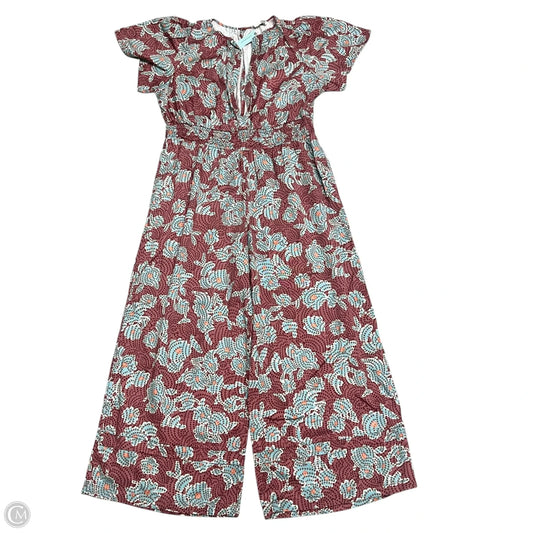 Jumpsuit By Anthropologie In Blue & Red, Size: 1x