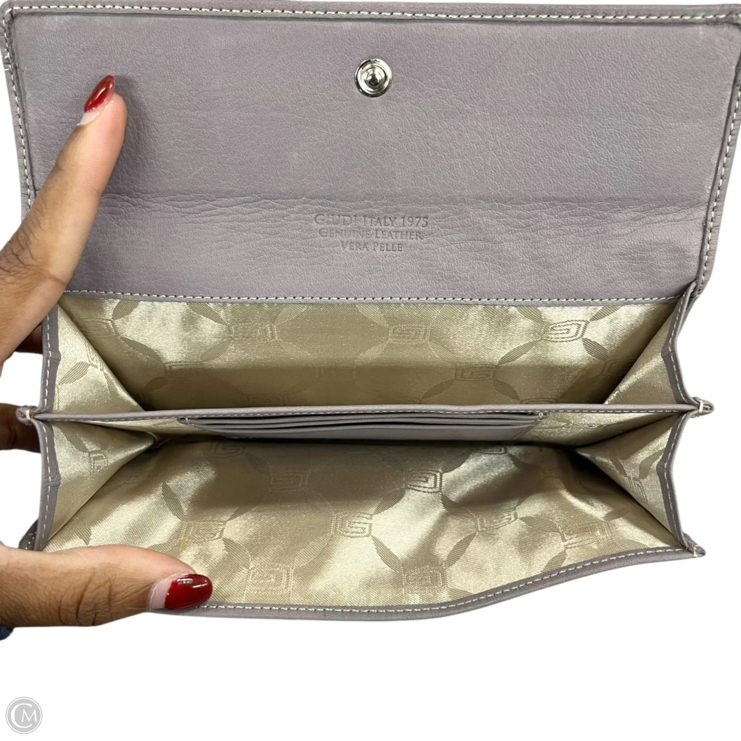 Wallet Leather By Giudi , Size: Medium