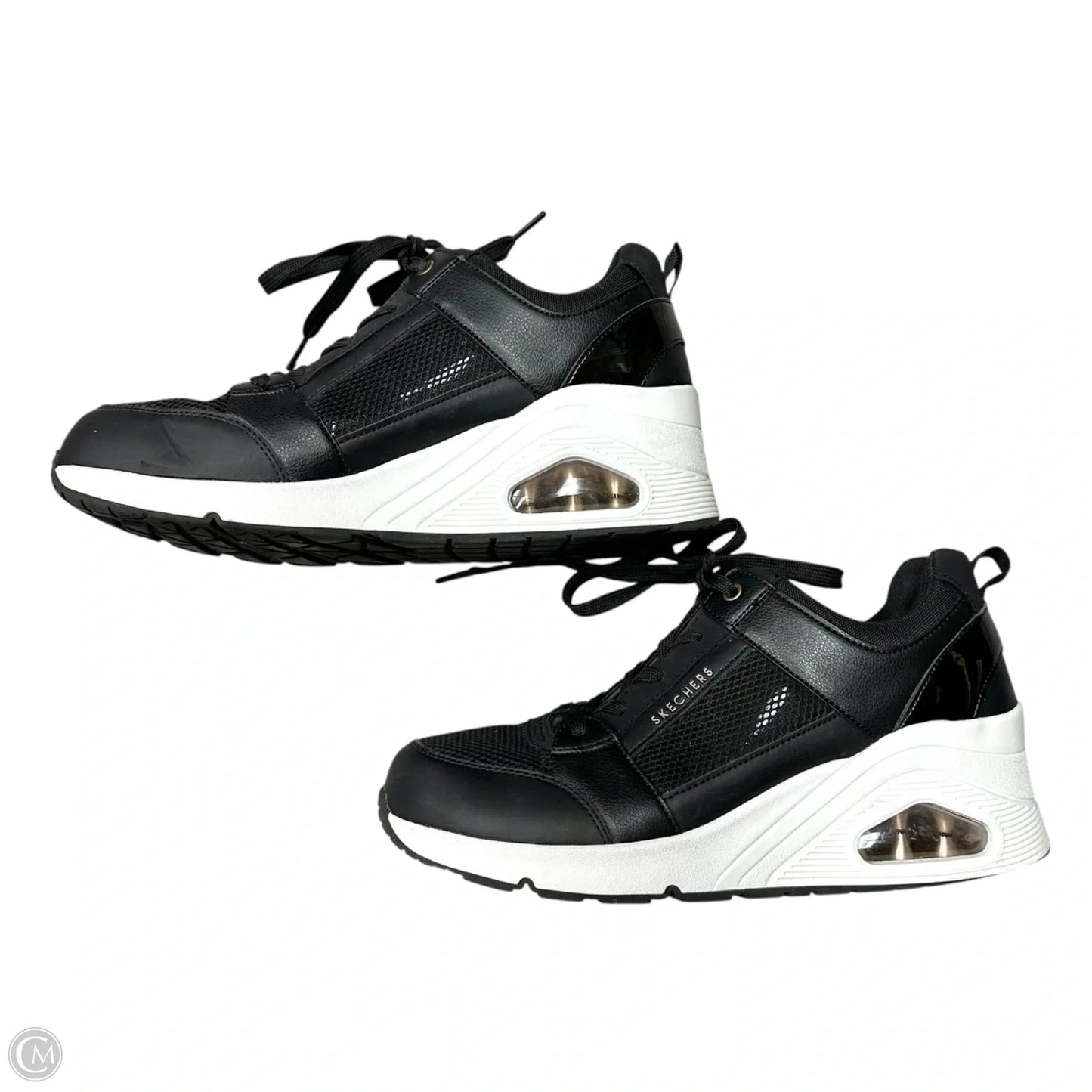 Shoes Athletic By Skechers In Black, Size: 10