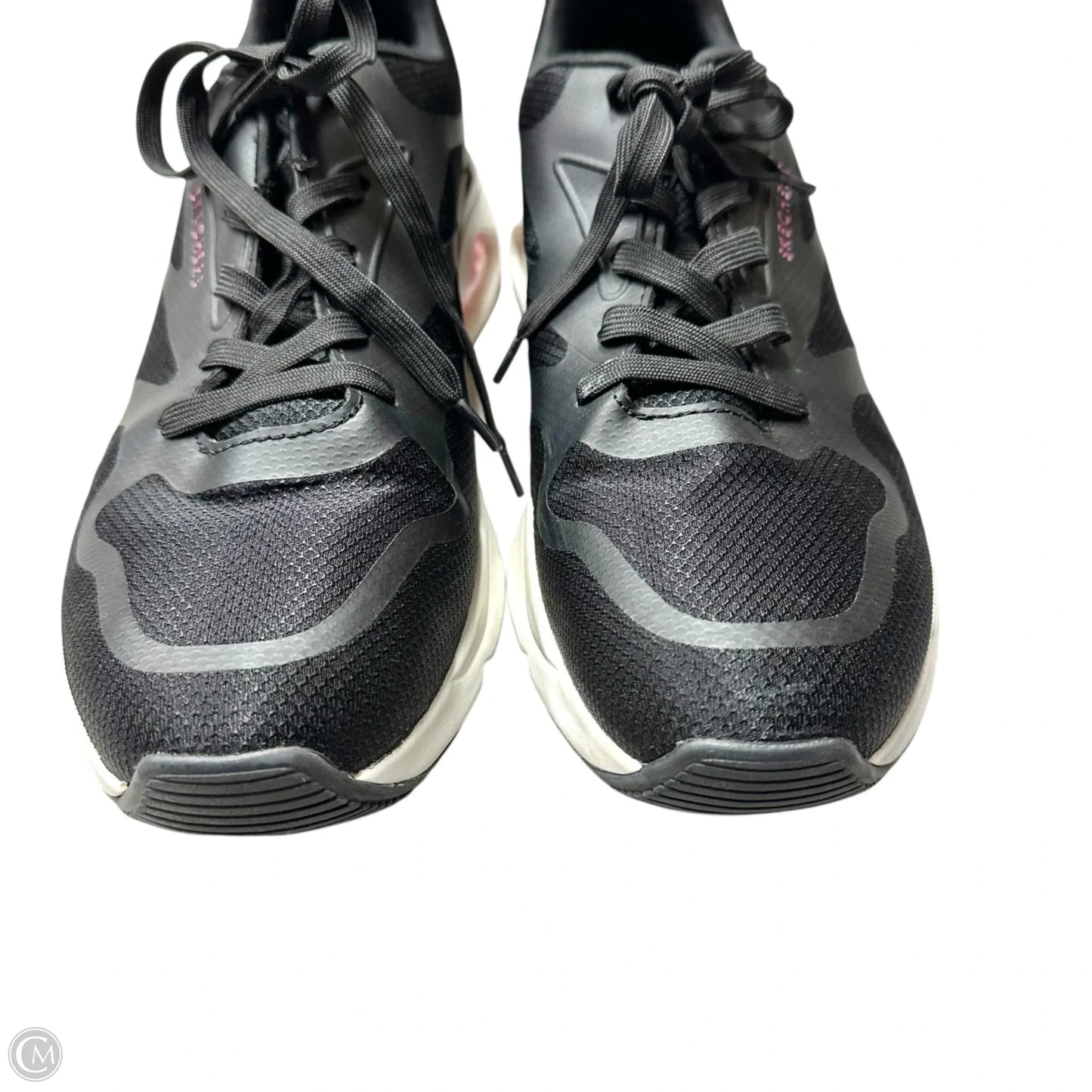 Shoes Athletic By Skechers In Black & Pink, Size: 10