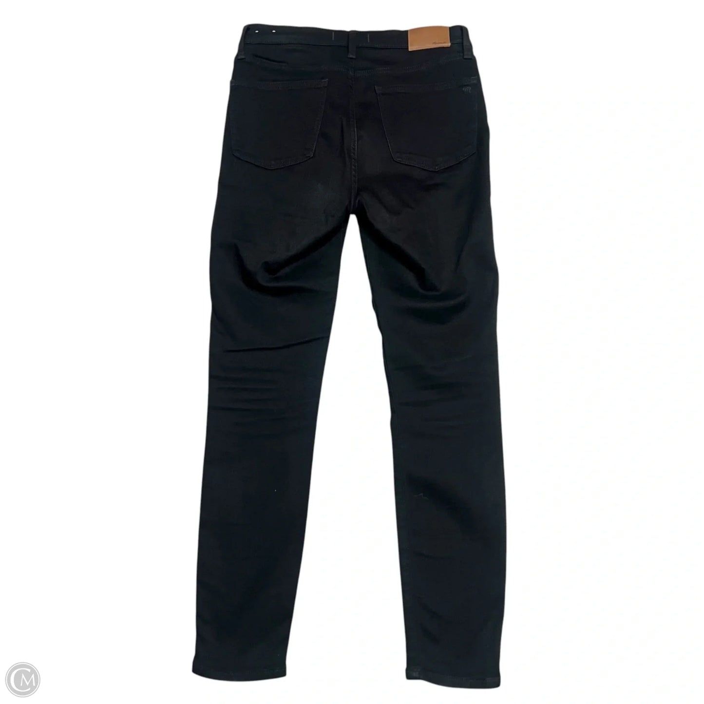 Jeans Straight By Madewell In Black Denim, Size: 6
