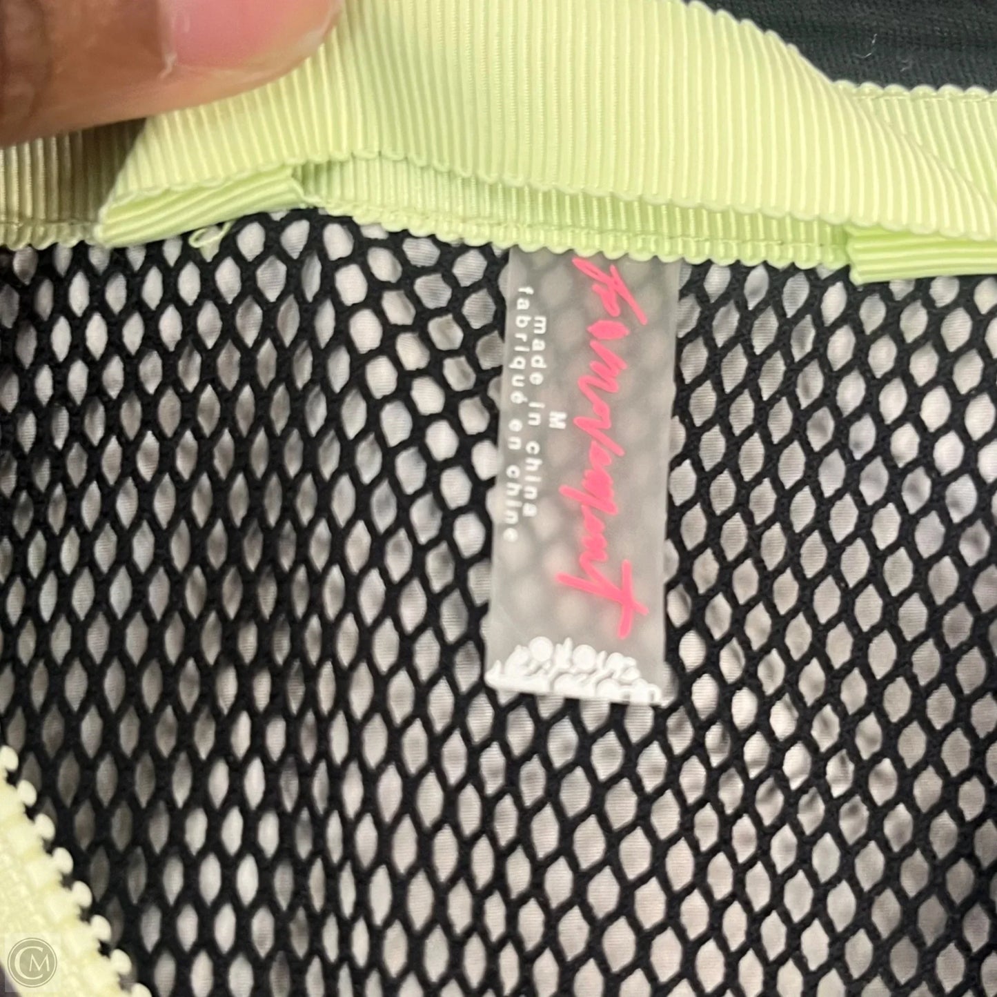 Athletic Jacket By Free People In Blue & Grey, Size: M