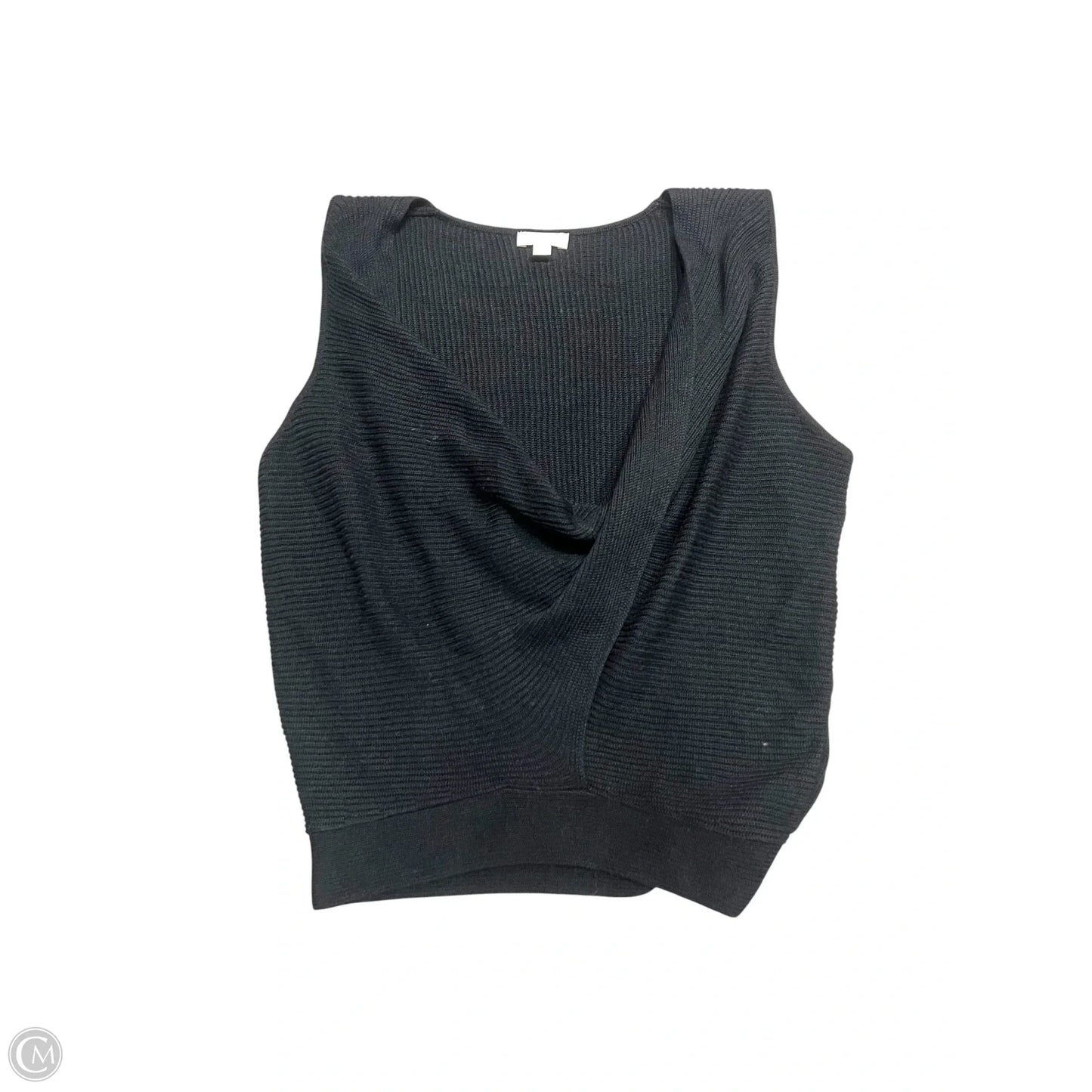 Sweater Short Sleeve By Splendid In Black, Size: M