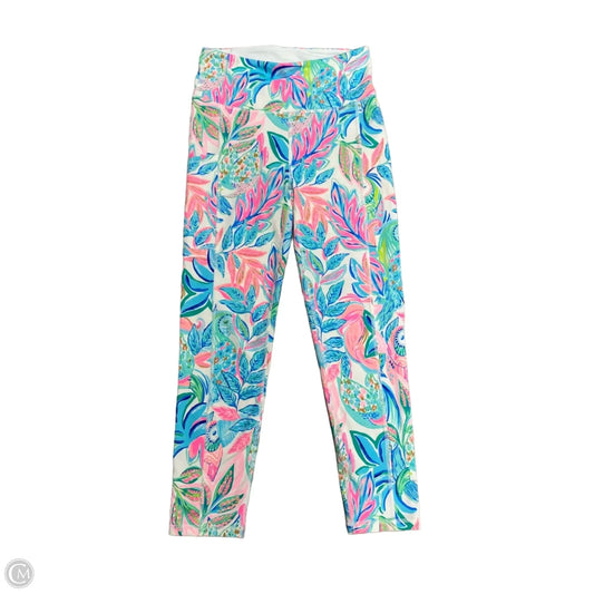 Pants Designer By Lilly Pulitzer In Blue & Pink, Size: 4