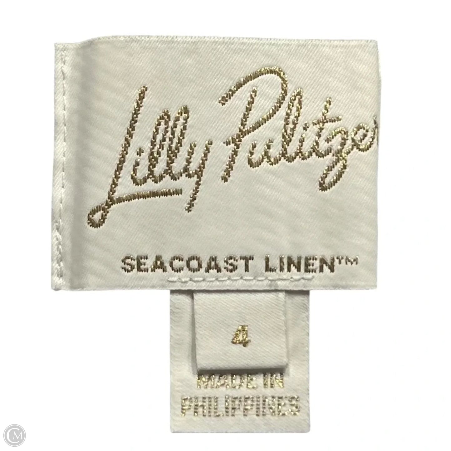 Dress Designer By Lilly Pulitzer In Blue & White, Size: S