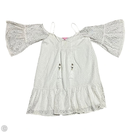Dress Designer By Lilly Pulitzer In Cream, Size: S