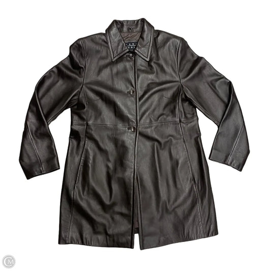 Coat Leather By Siena Studio In Brown, Size: L