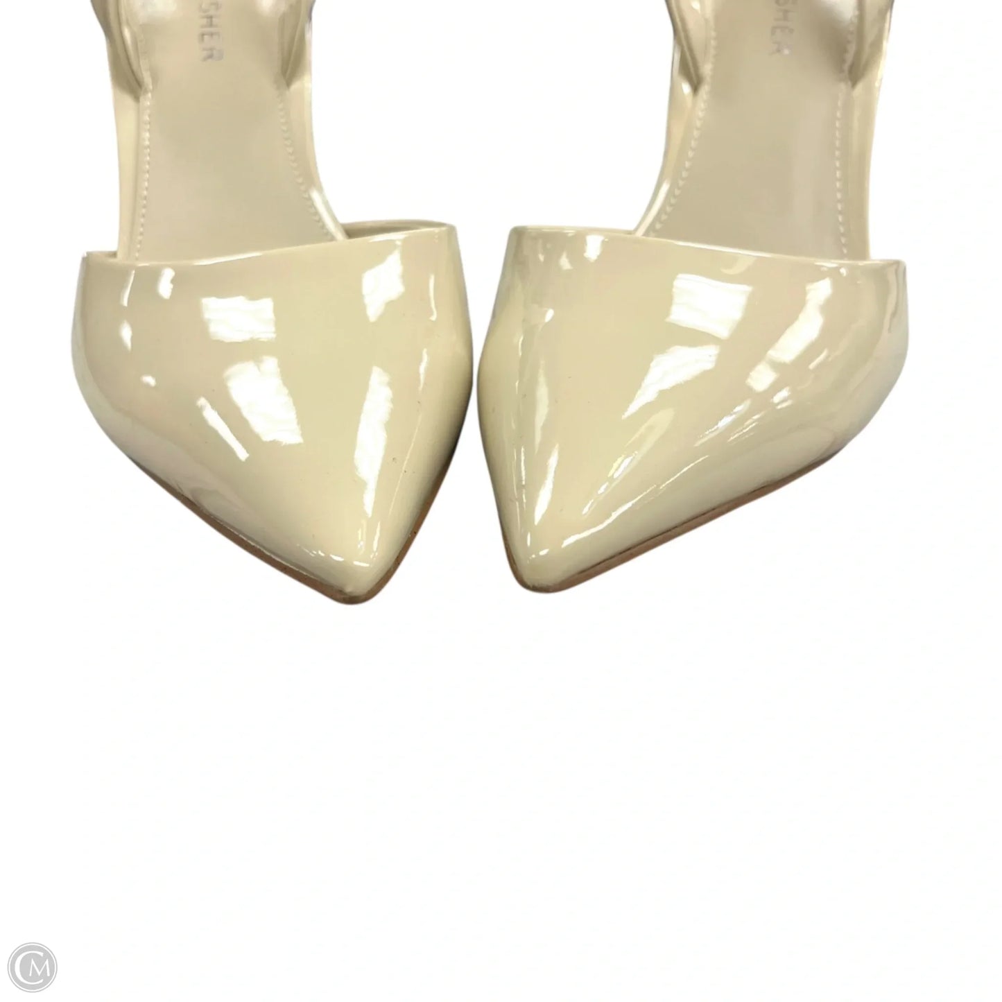 Shoes Heels Kitten By Marc Fisher In Cream, Size: 6.5