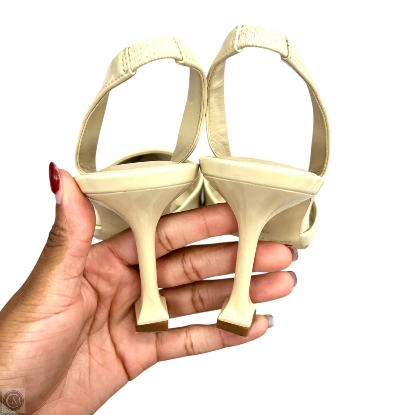 Shoes Heels Kitten By Marc Fisher In Cream, Size: 6.5