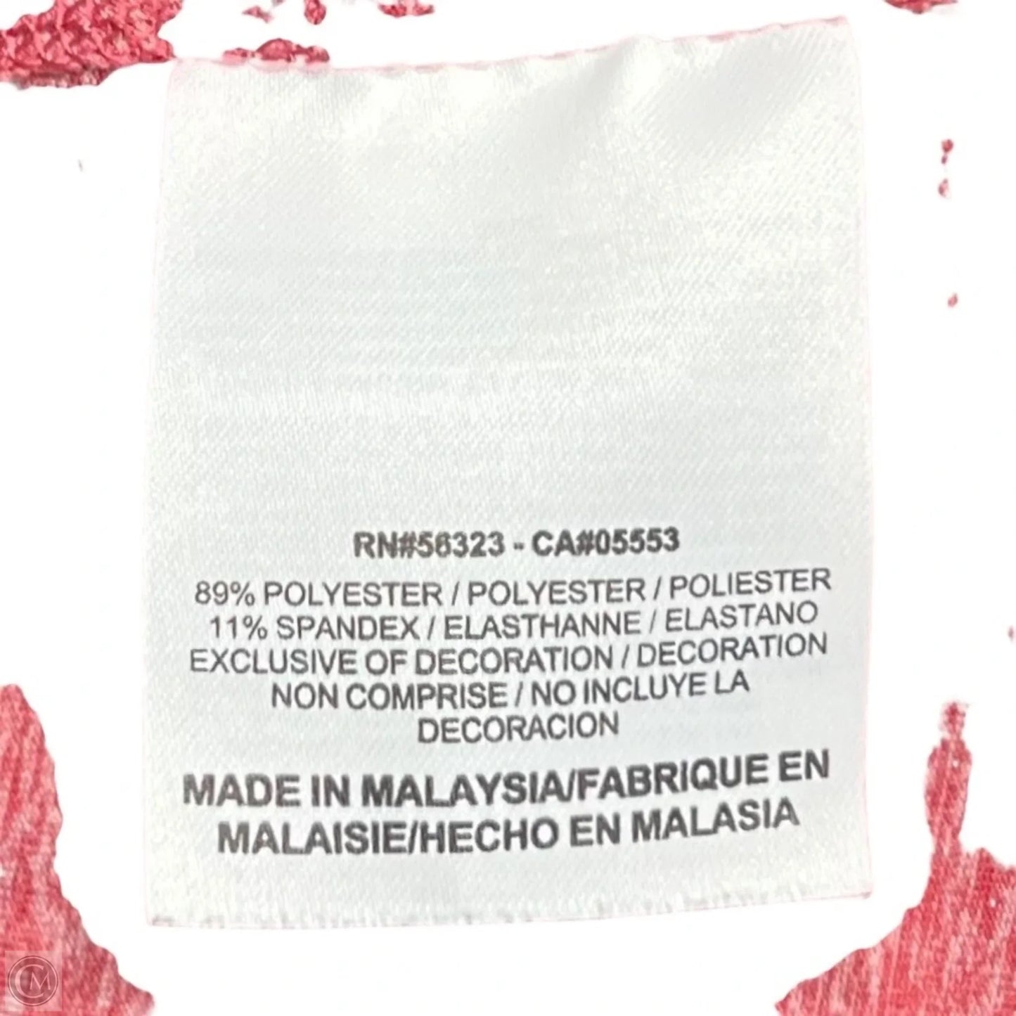 Athletic Top Long Sleeve Collar By Nike In Orange, Size: M