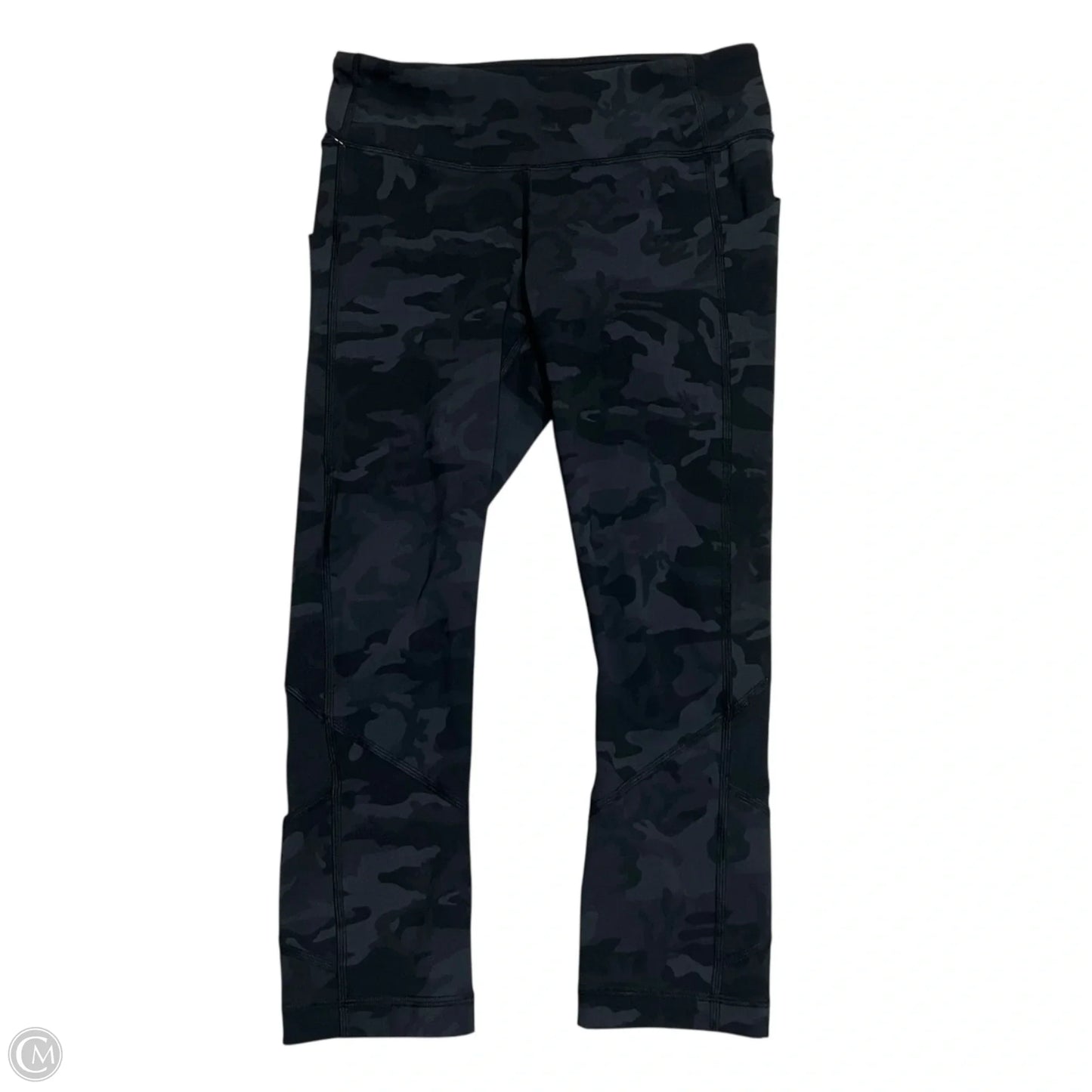 Athletic Capris By Lululemon In Camouflage Print, Size: 6