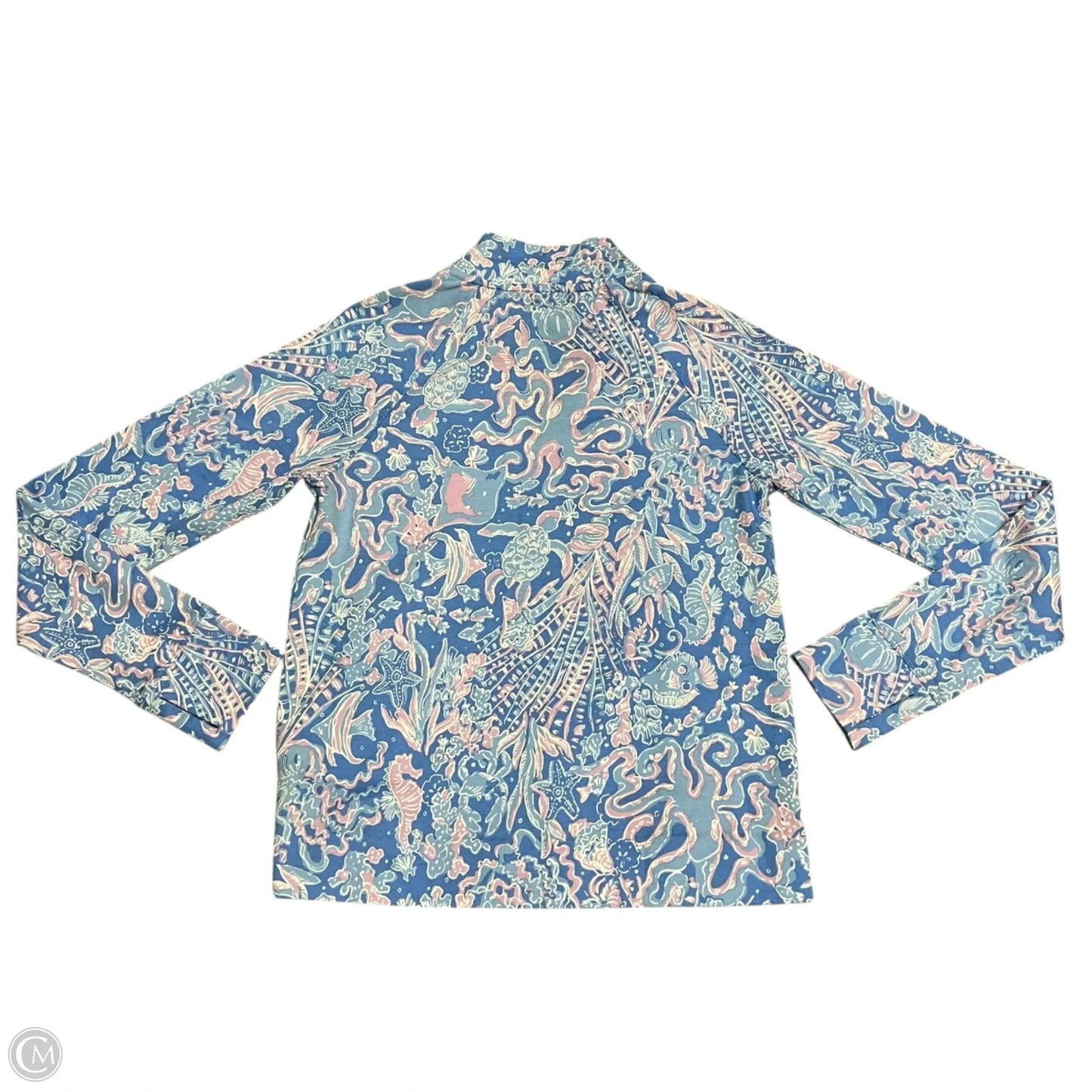 Sweatshirt Designer By Lilly Pulitzer In Blue & Pink, Size: S