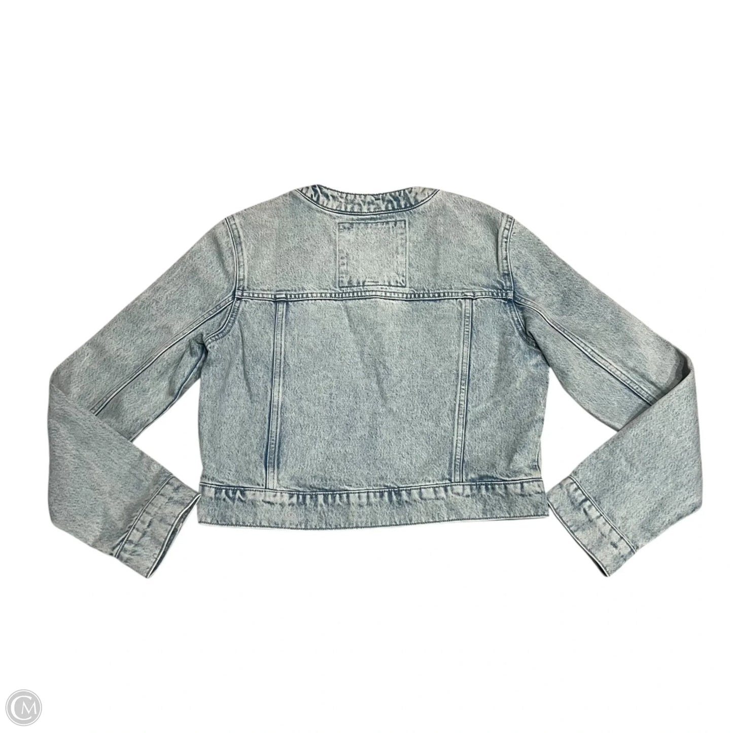 Jacket Denim By Michael By Michael Kors In Blue Denim, Size: M