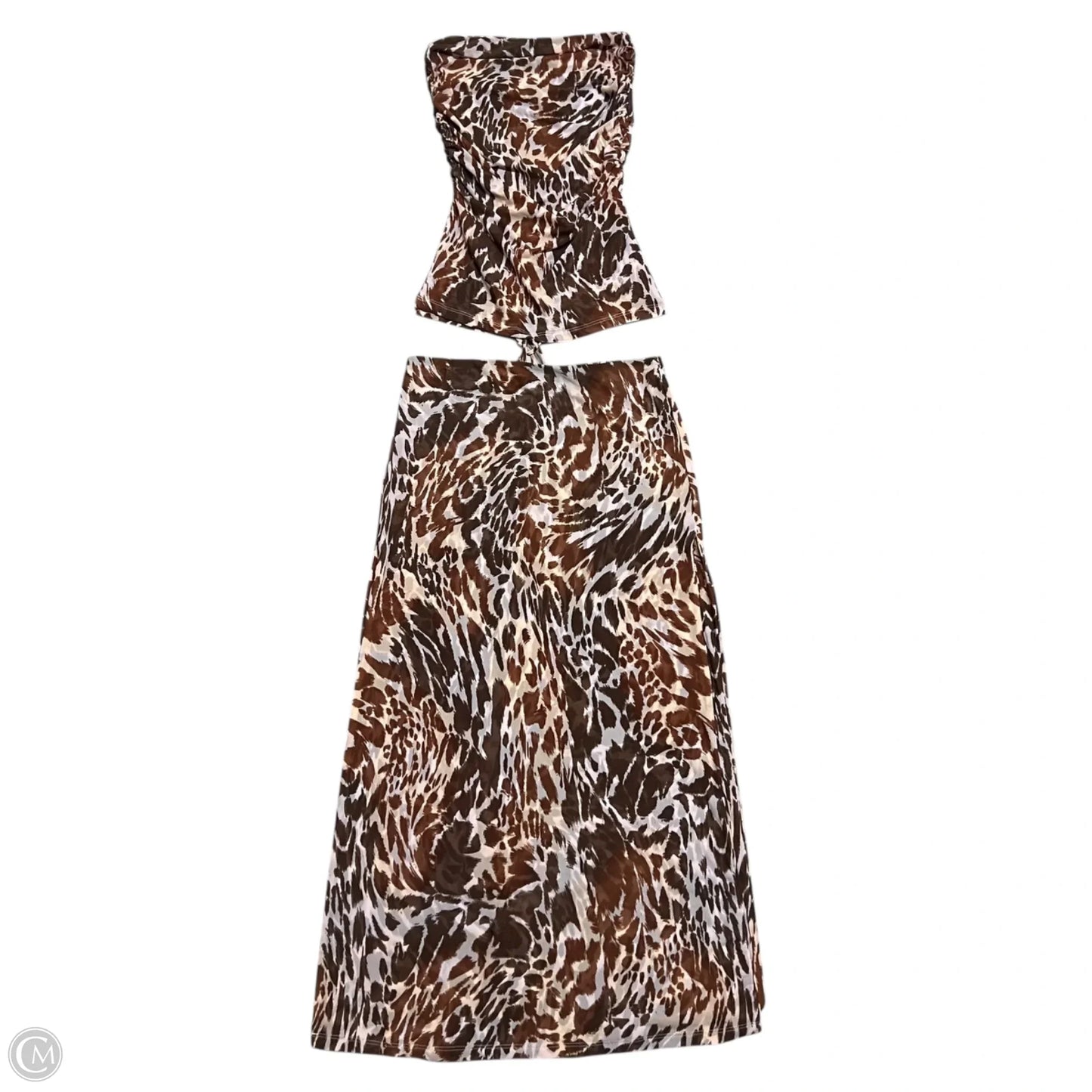 Skirt Set 2pc By Free People In Animal Print, Size: S