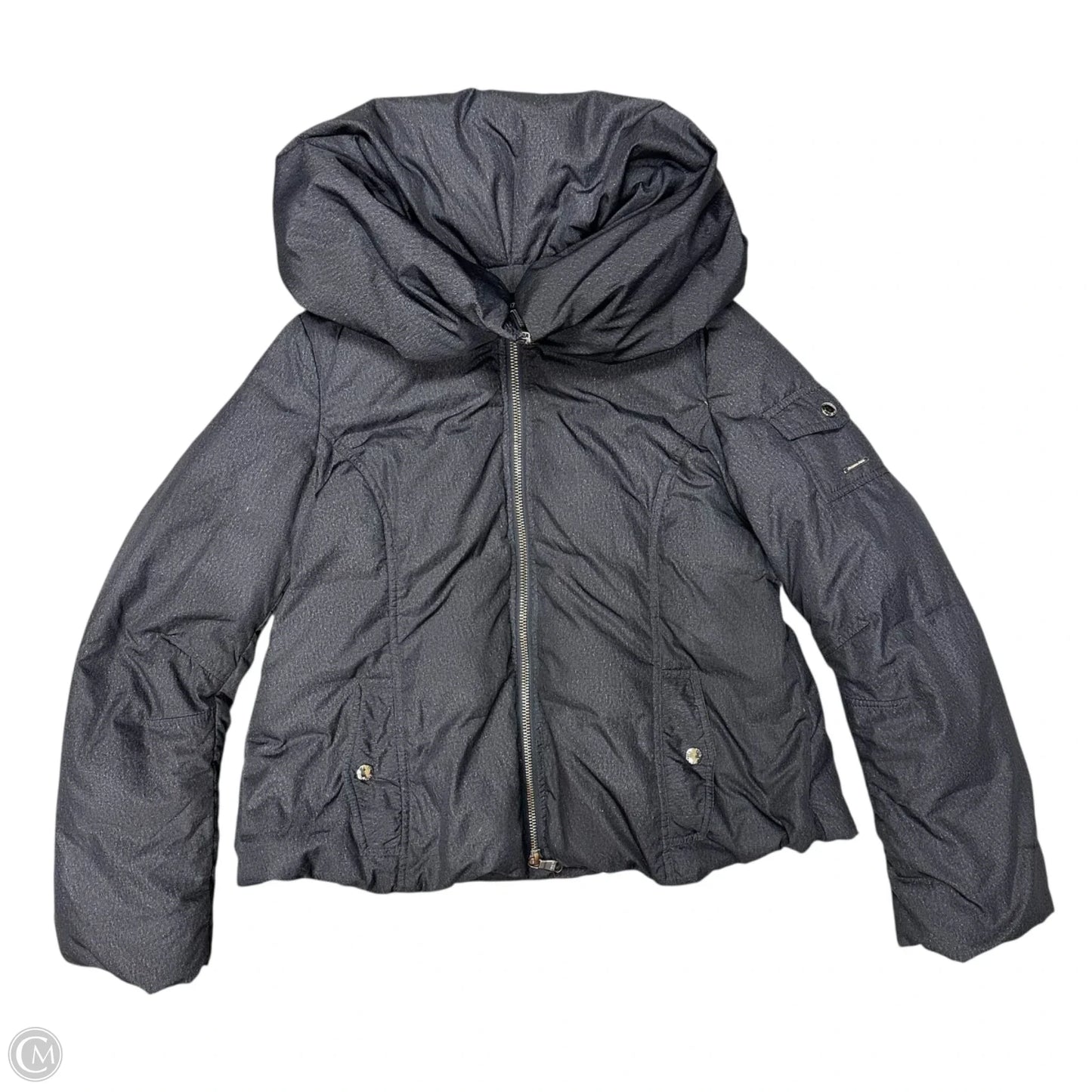 Coat Puffer & Quilted By Patrizia Pepe In Grey, Size: L