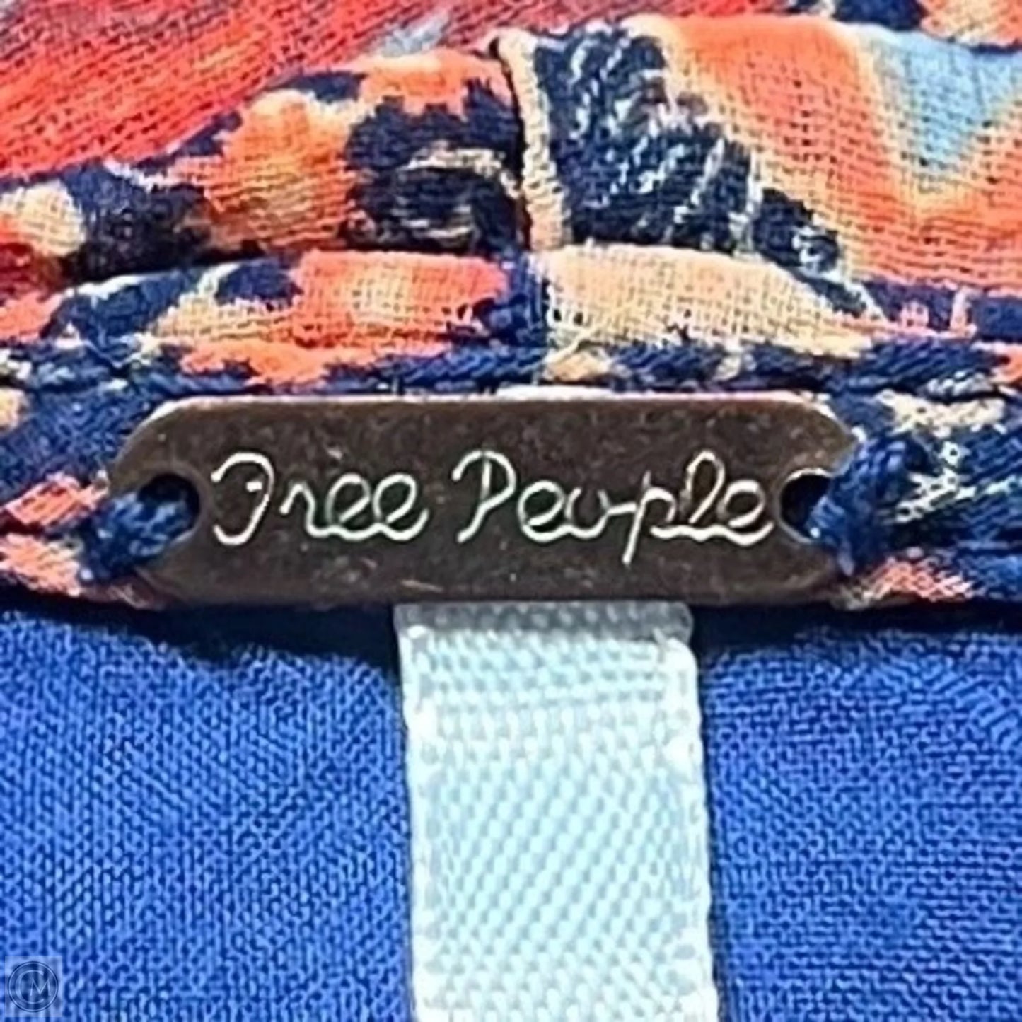 Dress Casual Short By Free People In Blue & Orange, Size: S