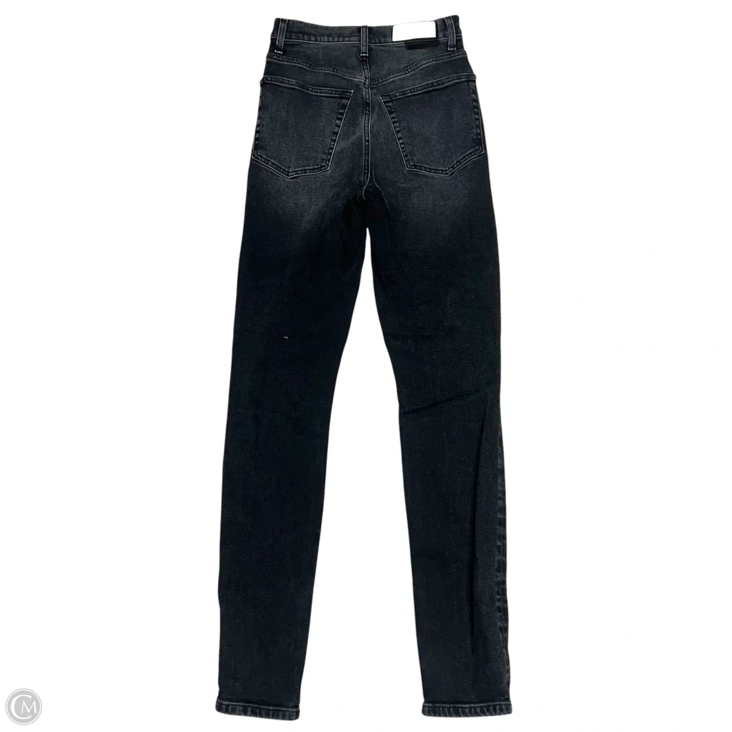 Jeans Straight By Redone In Black Denim, Size: 2