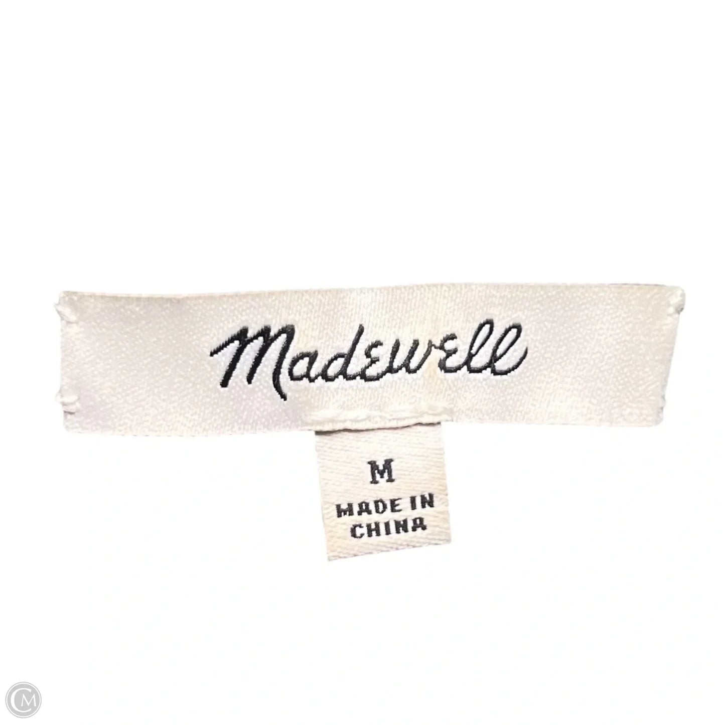 Sweatshirt Collar By Madewell In Green, Size: M