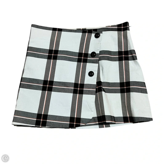 Skirt Mini & Short By Urban Outfitters In Black & Blue, Size: 12