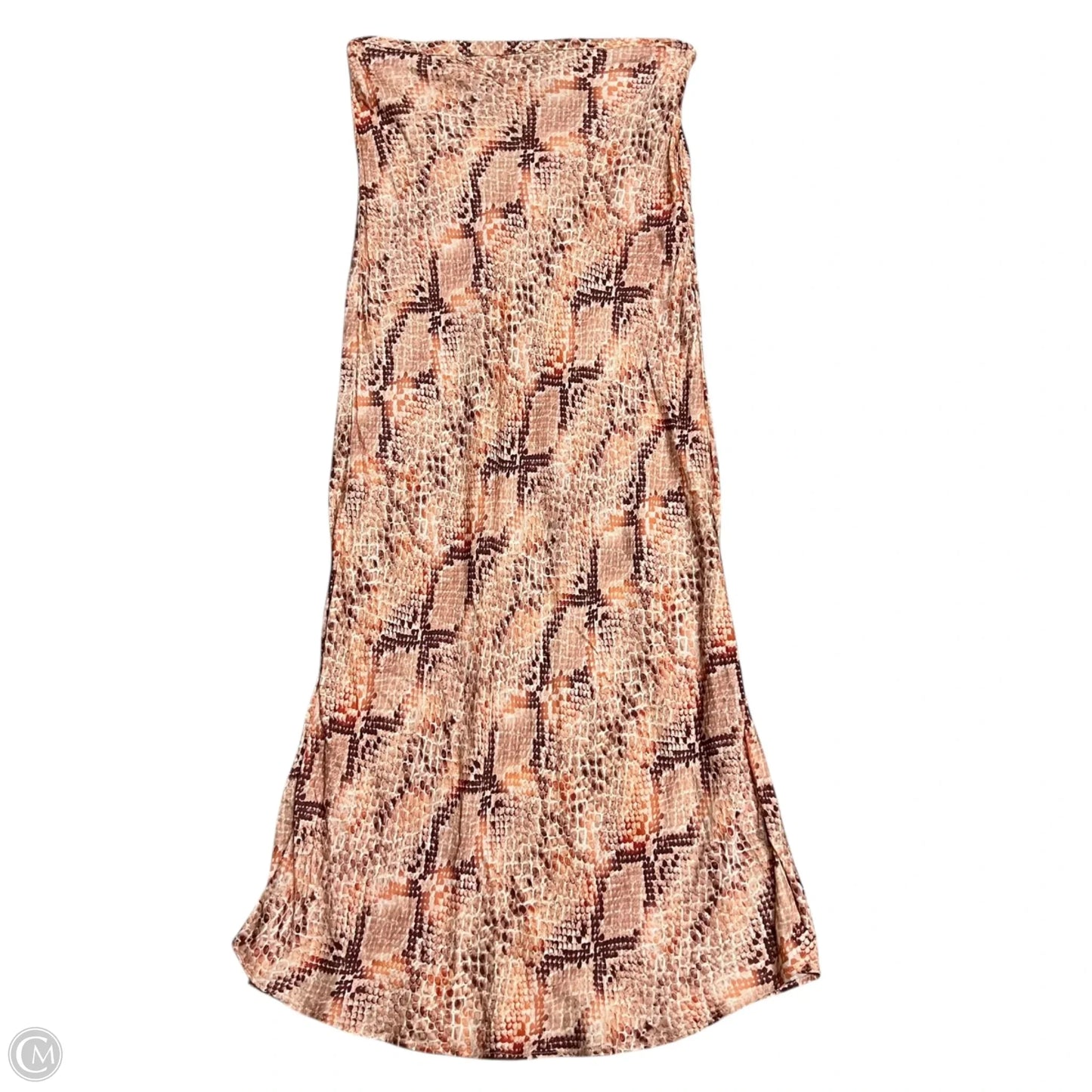 Skirt Maxi By Urban Outfitters In Snakeskin Print, Size: 4