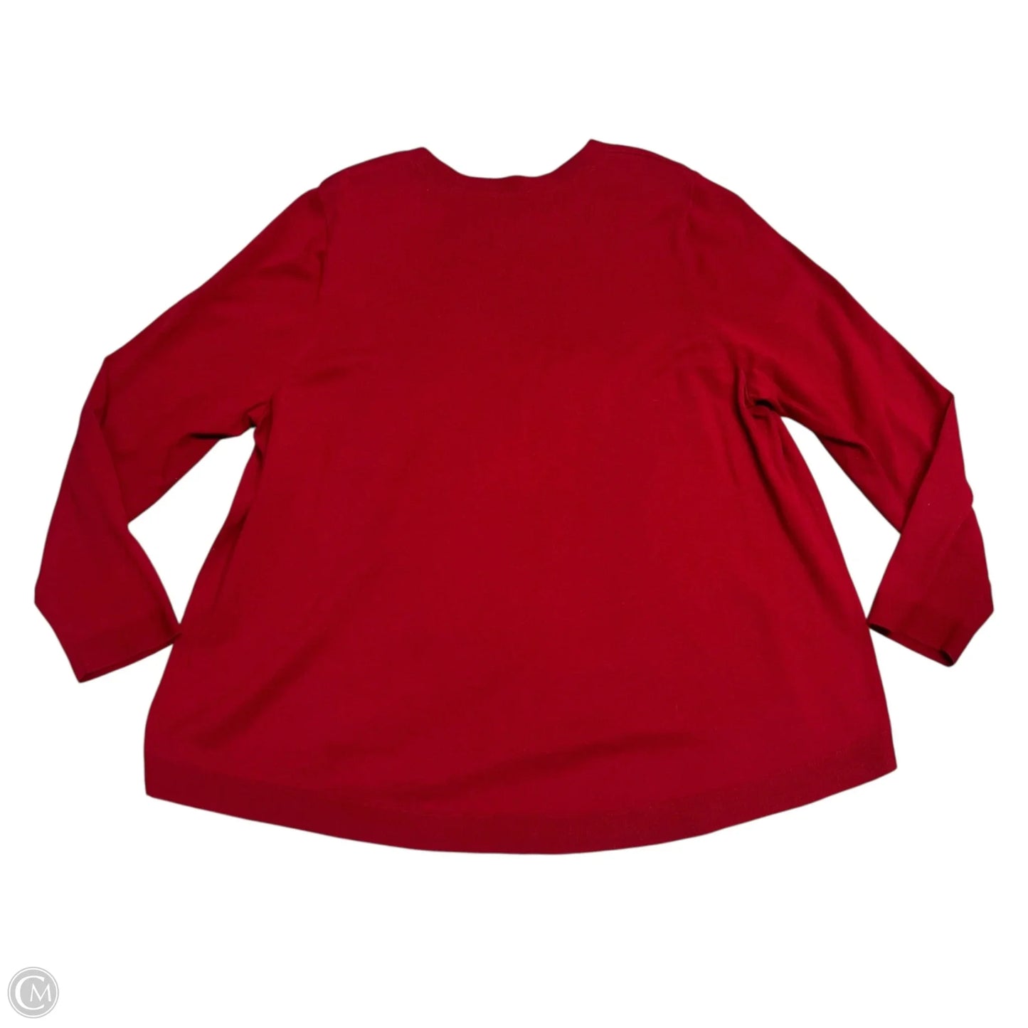 Sweater By J. Jill In Red, Size: 2x