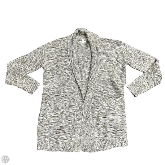 Sweater Cardigan By Bp In Tan & White, Size: S
