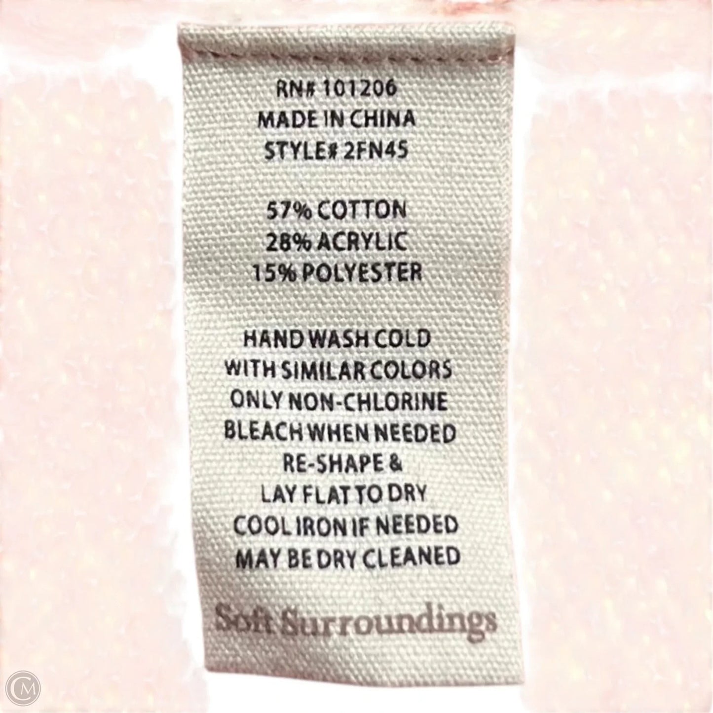 Sweater By Soft Surroundings In Orange, Size: L