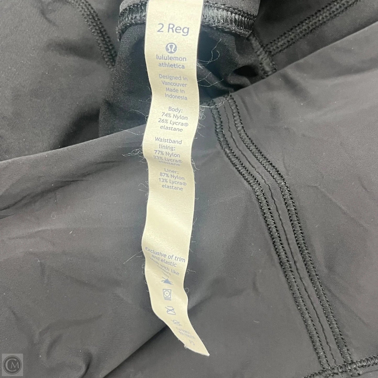 Athletic Skort By Lululemon In Black, Size: 2