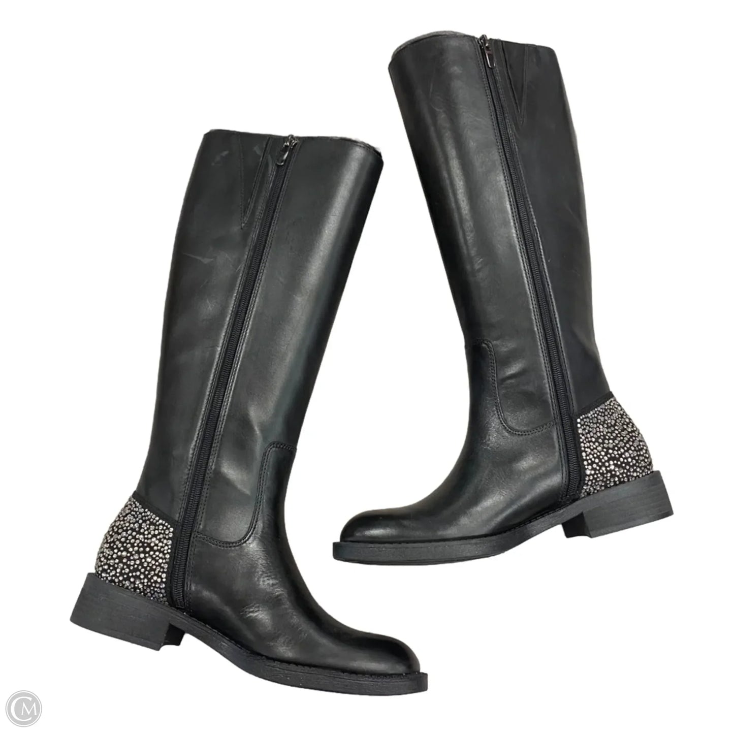 Boots Knee Heels By Enzo Angiolini In Black, Size: 7