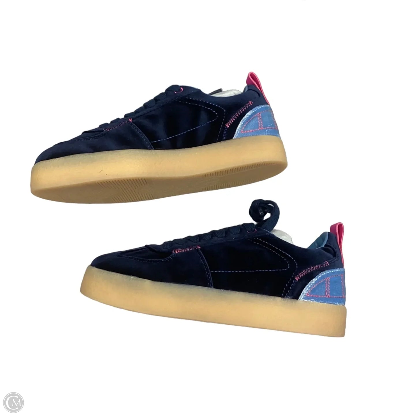 Shoes Sneakers By Steve Madden In Blue & Pink, Size: 7.5