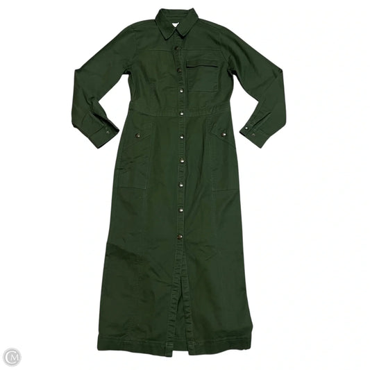 Dress Casual Maxi By Loft In Green Denim, Size: S
